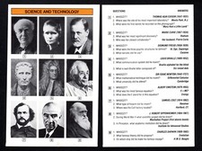 J. Robert Oppenheimer Vintage Science Tech Trivia Card A-03