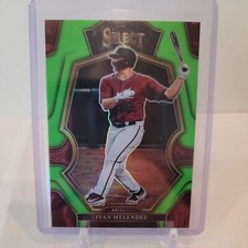 2023 Panini Select Premier Level Neon Green Prizm /75 Ivan Melendez #187