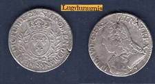 Louis XV 1/5 écu aux Branches D'Olivier 1728 & Aix TB Louis XV, 1715-1774