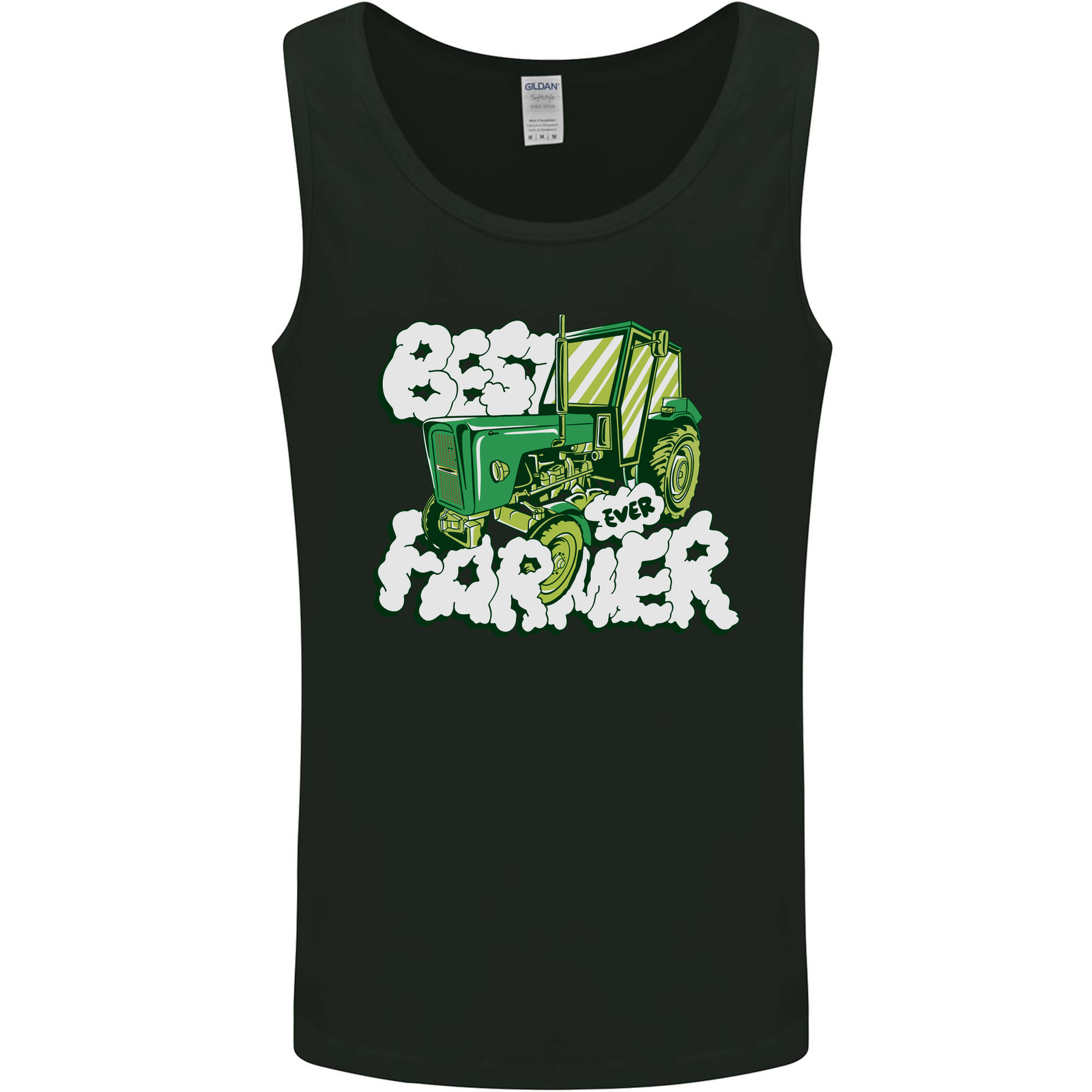 Best Farmer Ever Fathers Day Farming Mens Vest Tank Top