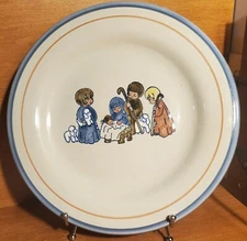 Louisville Stoneware Dinner plate, 11 1/8", Nativity, Christmas, Excellent