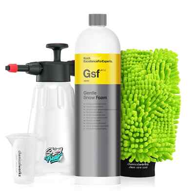 Koch Chemie Gentle Snow Foam (1L) Auto Schampoo Set inkl. Schaumsprüher