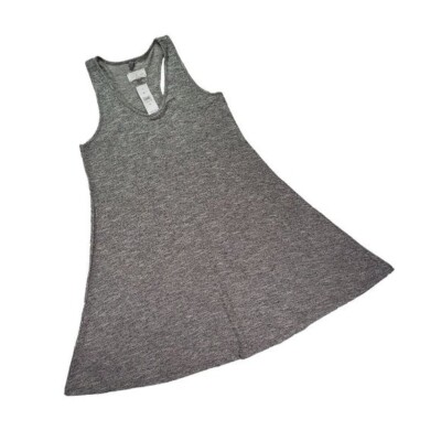 lou and grey racerback dress Lou & Grey Racerback Rainbow Stripe Swing SMALL Dress Textured knotted  Bubbled