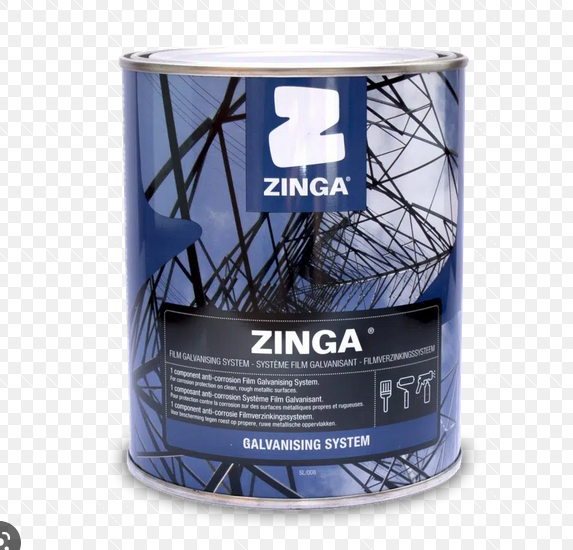 Zinga Cold Galvanizing Zinc Coating 2 kg anti-corrosion protection