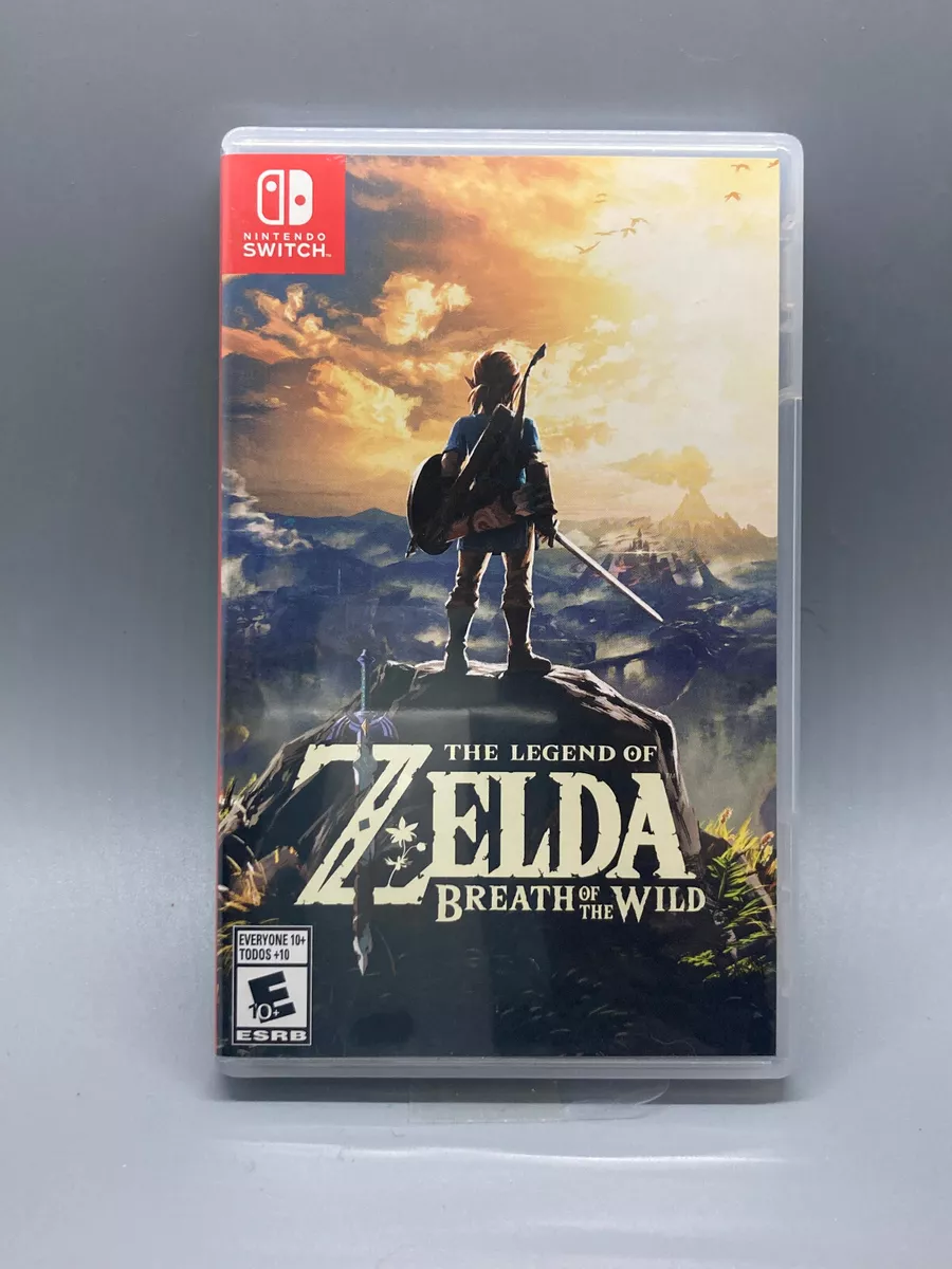 The Legend of Zelda Breath of the Wild Game Case Quality Replacement Cover  for Nintendo Switch 