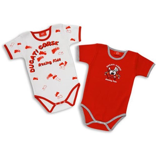 TUTINA BODY NEONATO ORIGINALE DUCATI CORSE 14 IN COTONE ANALLERGICI 2 PEZZI  | eBay