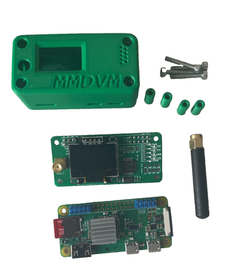 MMDVM Hotspot DIY Kit – UHF/VHF, Mit OLED-Display, Antenne & Gehäuse, Unterstützt P25, DMR, YSF