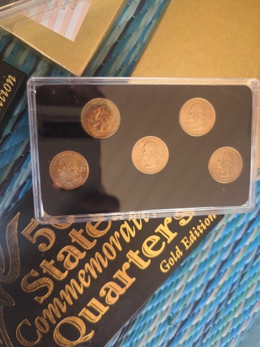 1999-2003 ~ 50 States Commemorative Quarters ~ Gold Edition & Philadelphia Mint - Picture 11 of 13