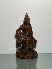Old Collection of Boxwood Carved Immortal and Free Guanyin Character Ornaments
