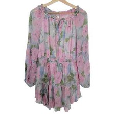Loveshackfancy Popover Dress Blueberry Frosting New With Tags Size Medium