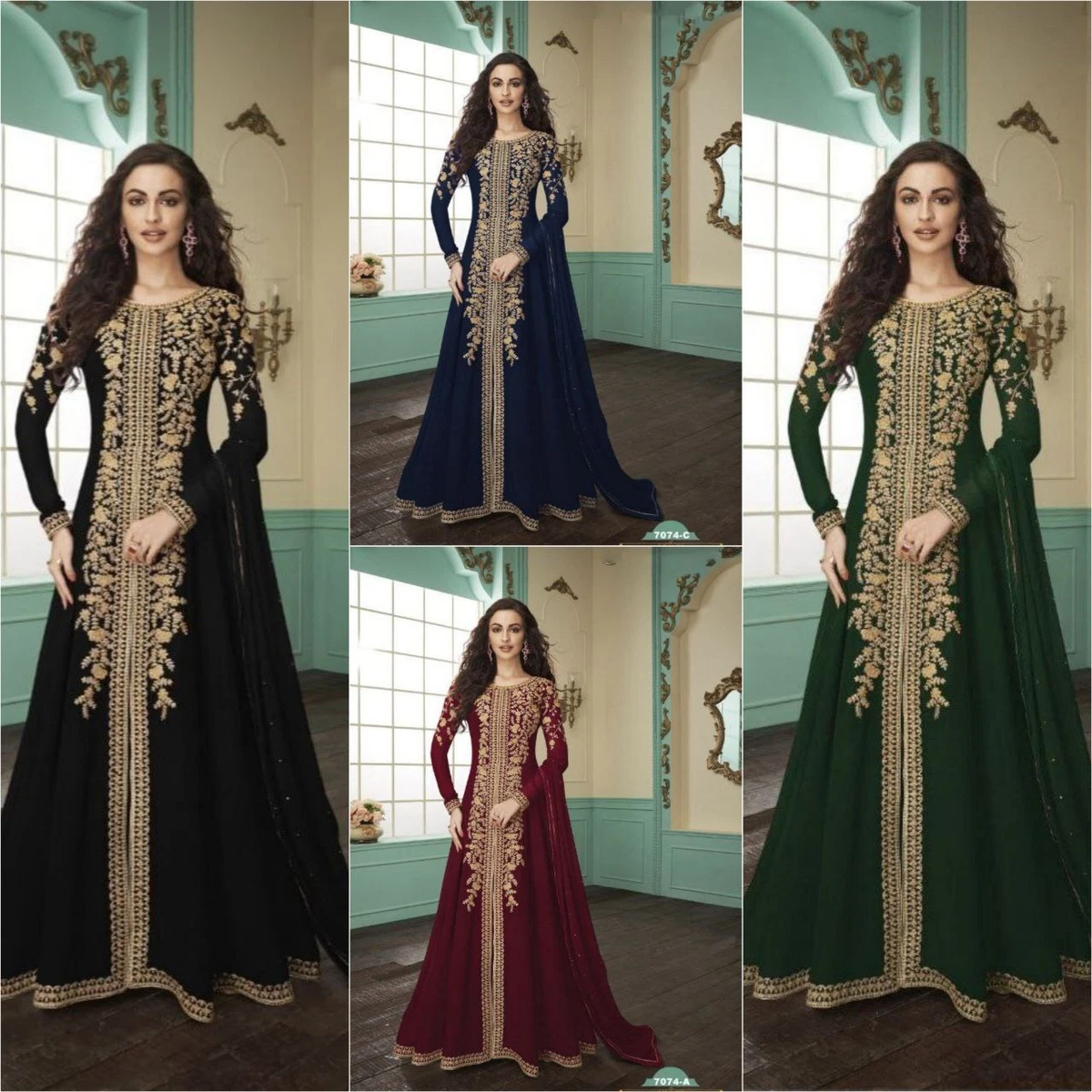 Long kurti gown clearance type
