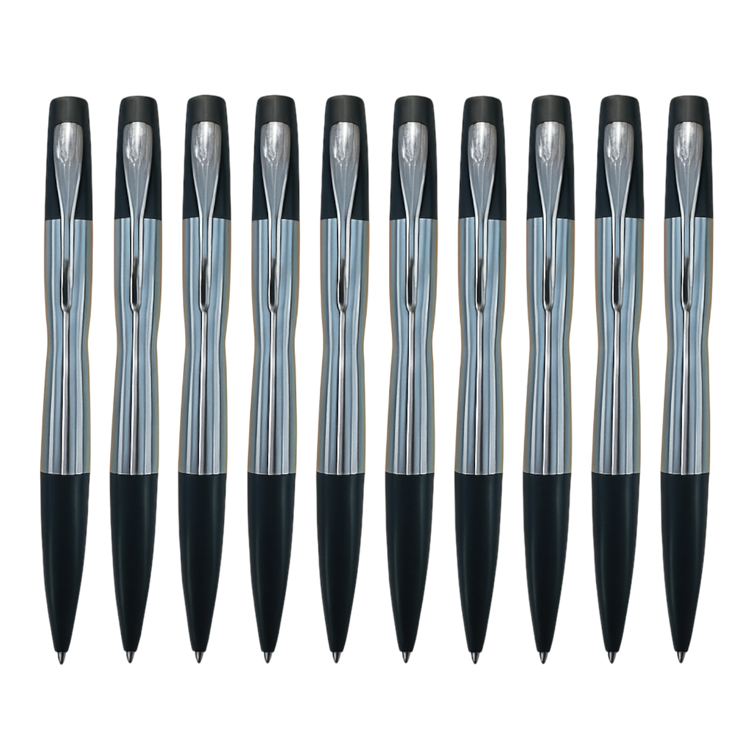 Parker Infusion Stainless Steel Black Trim Mechanical Pencil, 10-Count (Damaged)