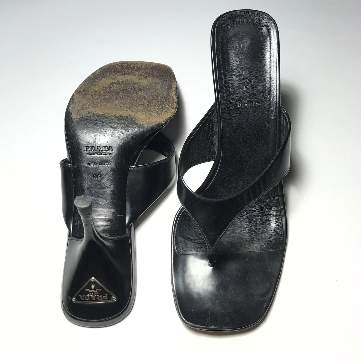 PRADA Leather Upper Heels for Women with Vintage for sale | eBay