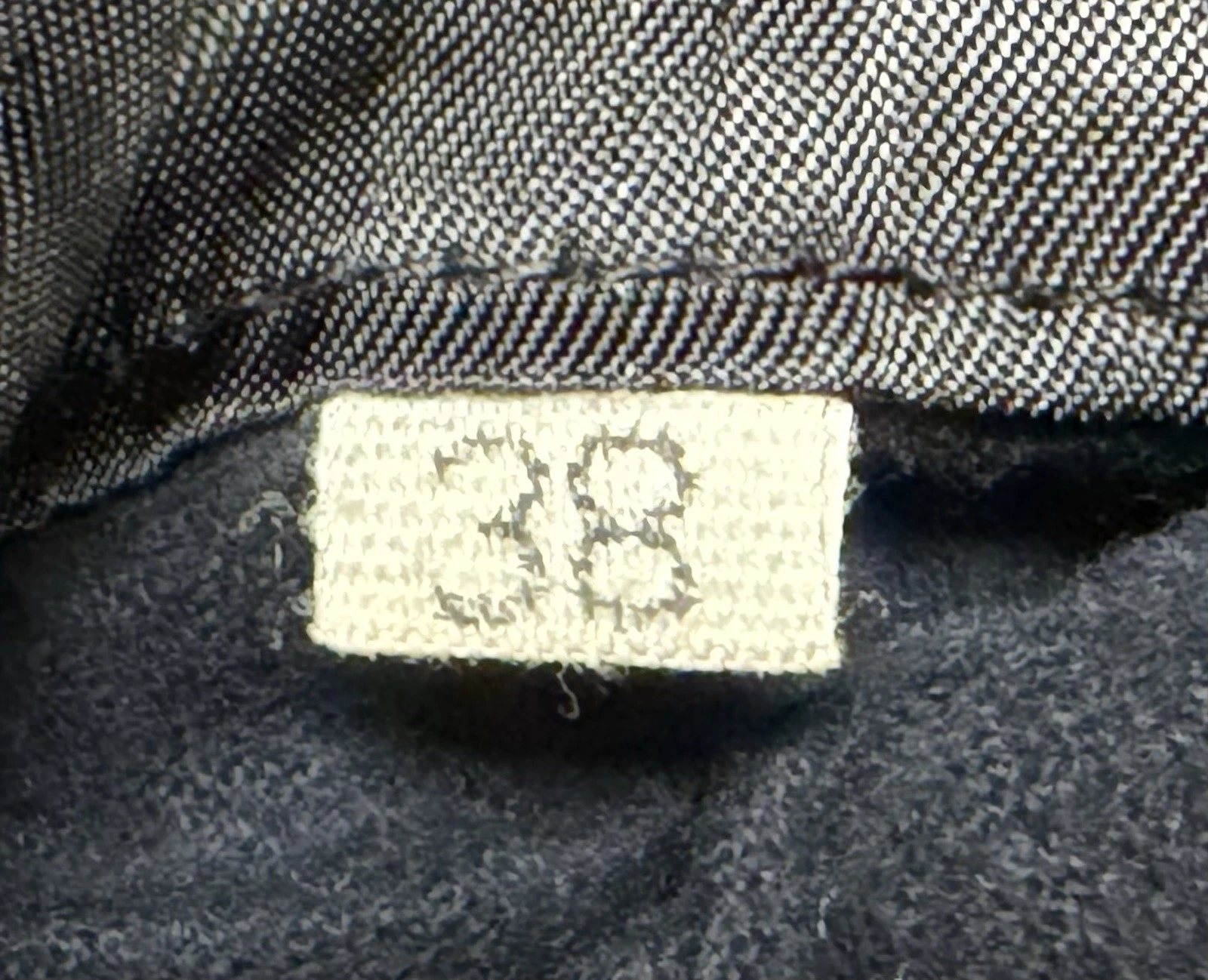 Vintage Stafford Executive Single Breast Black Overcoat Sz 38 Cashmere Wool EUC - product detail image 8