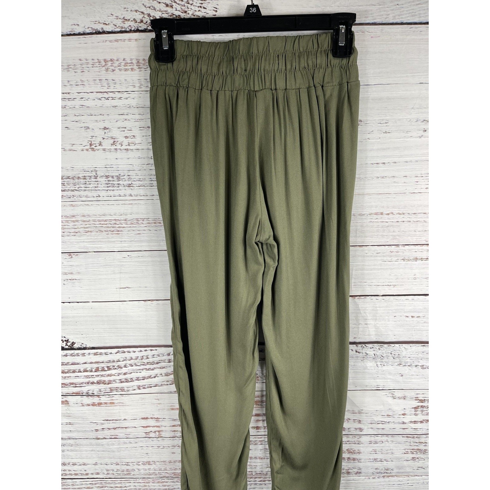 Rewash Pants Women's XS Drawstring Waist Elastic Jogger Pockets Rayon Casual