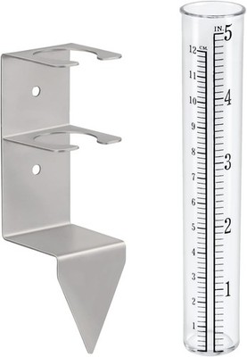 5'' Capacity Rain Gauge Outdoors Best Rated,Rain Small Freeze Proof 5 