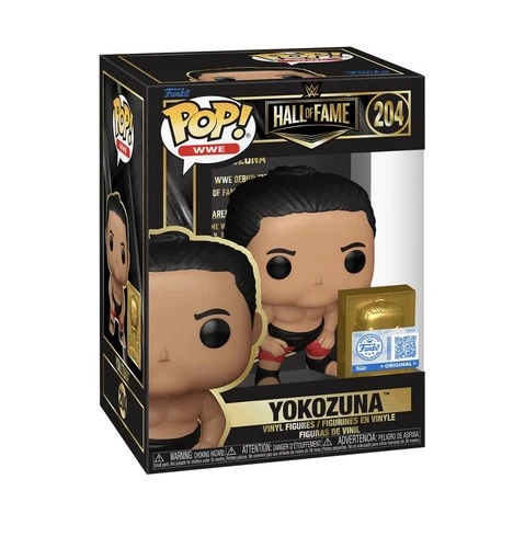 Funko Pop! Yokozuna #204 WWE Hall of Fame Legends Exclusive + Protector PRESALE