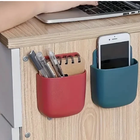 Smartphone & Remote Control Holder – Wall Mount Storage with Cable Entry