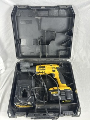 DeWalt Dc520 Power Drill With Charger Base, Case, Quick Drive Pro, Battery