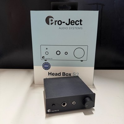 Pro-Ject Head Box S2 Headphone Amplifier (Black) Open Box
