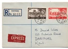 GB QEII 1955 2s 6d & 5/- Waterlow Castles Registered FDC WS47323