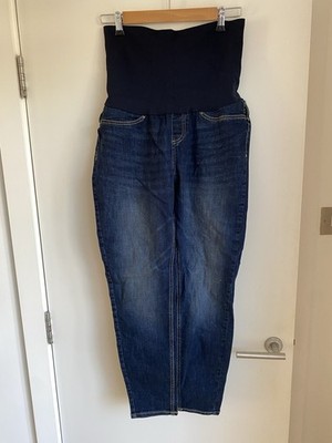 Seraphine Indigo Blau Premium Post Maternity Shaping Skinny Jeans Gr UK 16 Neu