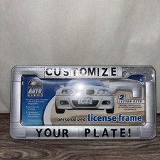 Customize Your License Plate Frame Diy Personalized Vanity Plate Plastic - New Customize Your License Plate Frame Diy Personalized Vanity Plate Plastic - New