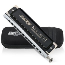 King Dream Chromatic Harmonica Key of ,12 Holes 48 Tones Professional Mouth O...