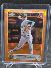 2022 Topps Chrome Update Sapphire Edition Adrian Martinez Orange # 05/25 RC