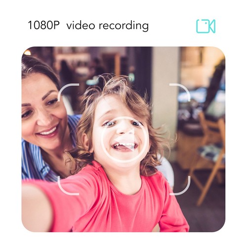 Appareil Photo Pour Enfants Bleu 48 MP Double Objectif Écran IPS 24 Pouces - Afbeelding 8 van 12