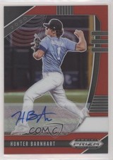 2020 Panini Prizm Draft Picks Red 35/50 Hunter Barnhart #PDP96 Auto 03j5