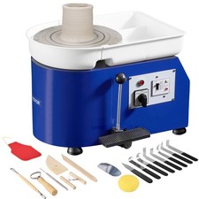 VEVOR Pottery Wheel 350W 11 in Clay Wheel Forming Machine Handle Pedal Control