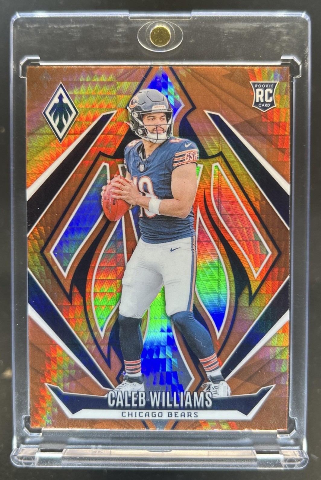 2024 Panini Phoenix Caleb Williams RC Orange Hyper Rookie #151 Bears