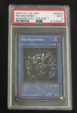Yugioh Relinquished EN003 | Master Collection Volume 1 | PSA 9