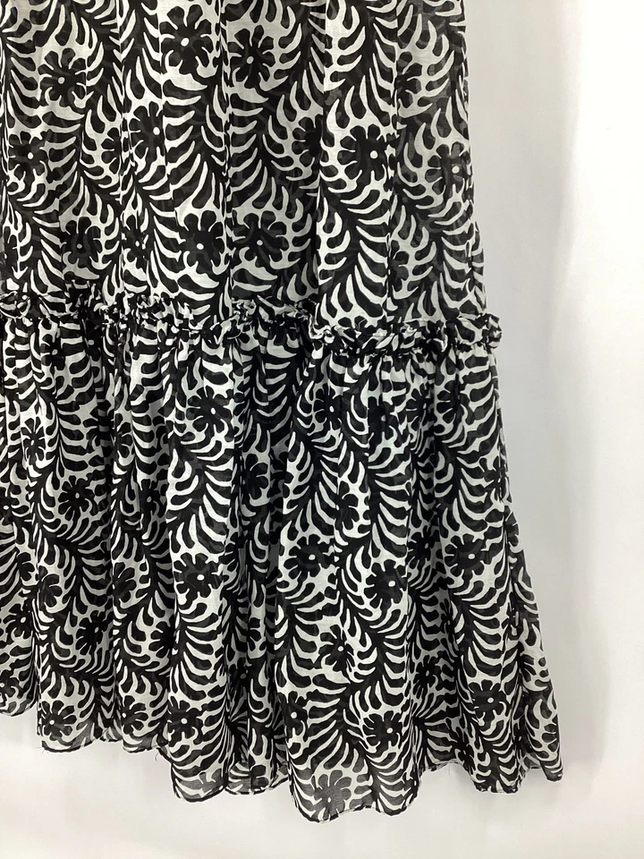 MILLY CABANA MUJER MAXI VESTIDO ESTAMPADO FLORAL S NEGRO BLANCO PRECIO DE VENTA SUGERIDO POR EL FABRICANTE 355 £ ANUNCIO Foto 4 de 4