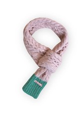 Dog Scarf Pink  Green  XS  Cute Winter Fun
