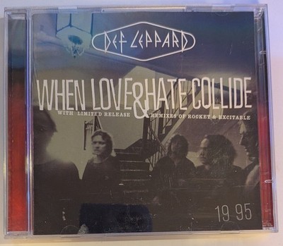 DEF LEPPARD - WHEN LOVE AND HATE COLLIDE - 1995 MERCURY - LEPDD14 - CD