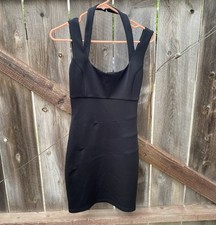 Womens Guess Dress Short Black