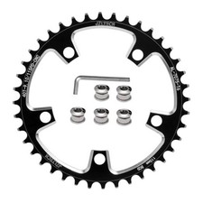 110 BCD Bike Chainring: 36T 38T 42T 44T 46T 48T 50T 52T 54T 56T 58T 40T Black