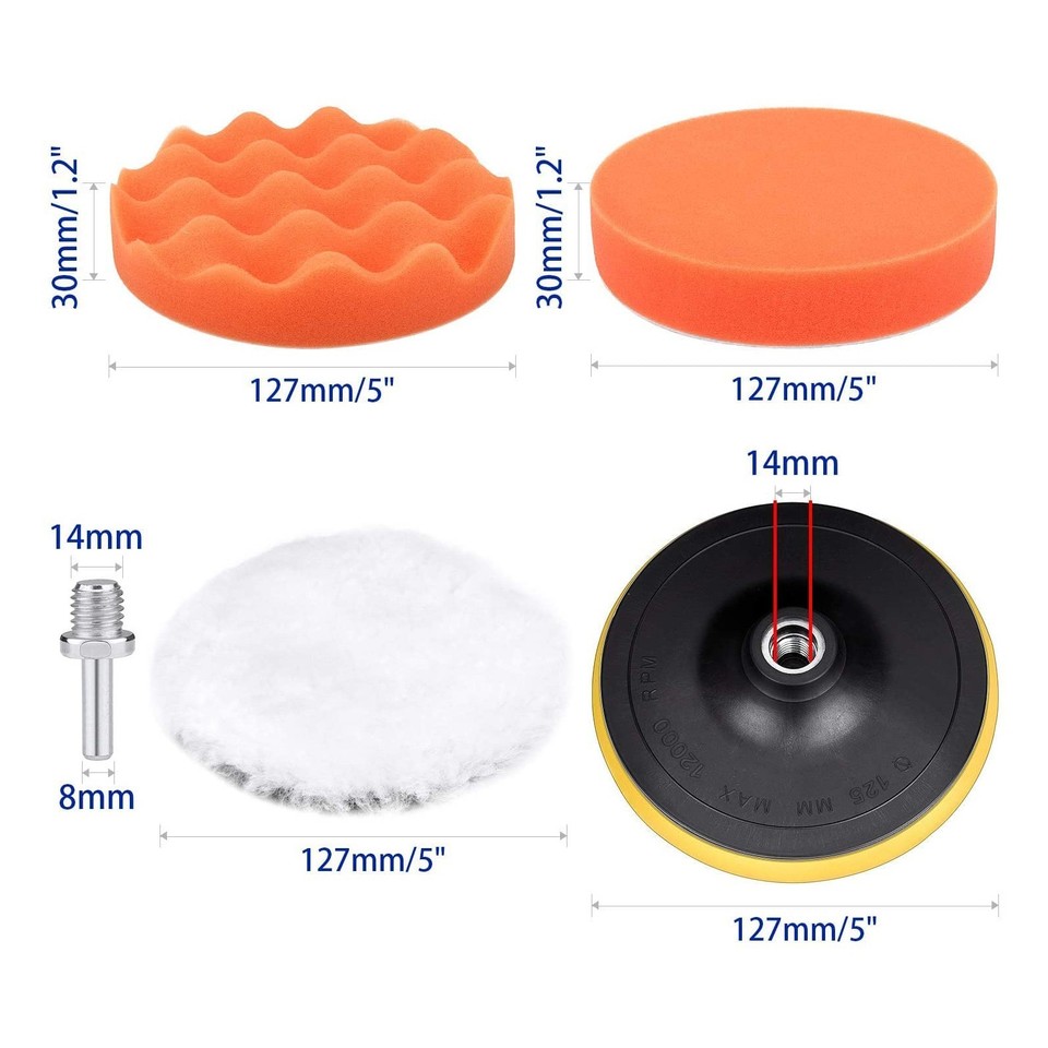Dual Action Car Polisher Buffer Machine Cordless 6" Sander Polishing ...
