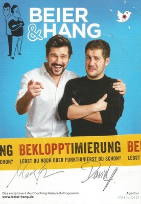 Beier Hang        Comedien  handsigniert