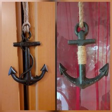 ABVERKAUF - Mega Angebot - Maritime Deko - Guss Anker - H&auml;nge Deko