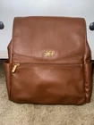 NEW Freshly Picked Convertible Mini Classic Diaper Bag Backpack - Cognac