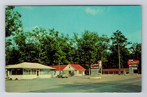 London KY-Kentucky, Cardinal Motel Antik Vintage Souvenir Postkarte