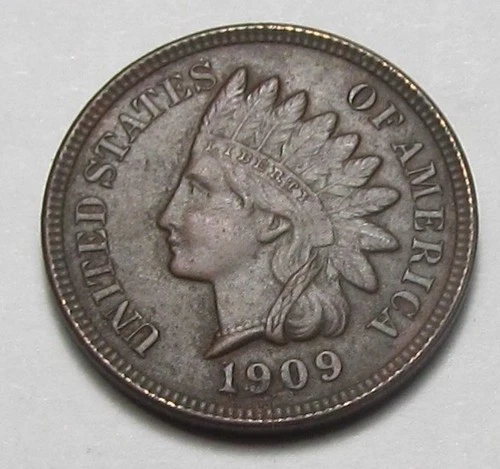 1909 INDIAN HEAD CENT,STRONG LIBERTY,4 DIAMONDS VERY NICE UNCIRCULATED COIN!(A8)
