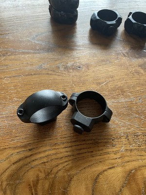 LEUPOLD 1'' Medium Matte Black STD Scope Rings