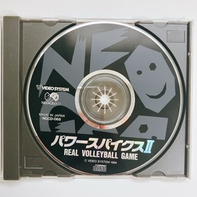 SNK NEOGEO CD NCD Power Spikes II 2 Geo Geo Video Game Japan Import