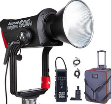 Aputure 600D LED Video Light,600W Daylight 5600K V-Mount ,100,000Lux 1m with L