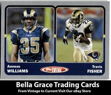 2003 Topps Total #433 Aeneas Williams / Travis Fisher St. Louis Rams NFL