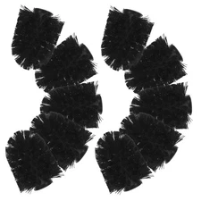 10 Pcs Toilet Bowl Brush Refill Heads, Replacement for Cleaning Bathroom